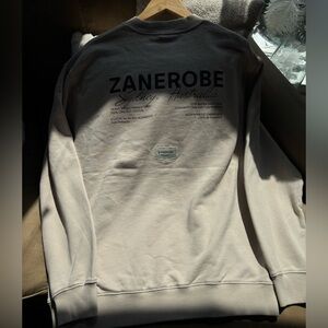 Zanerobe Cream Graphic Long Sleeve